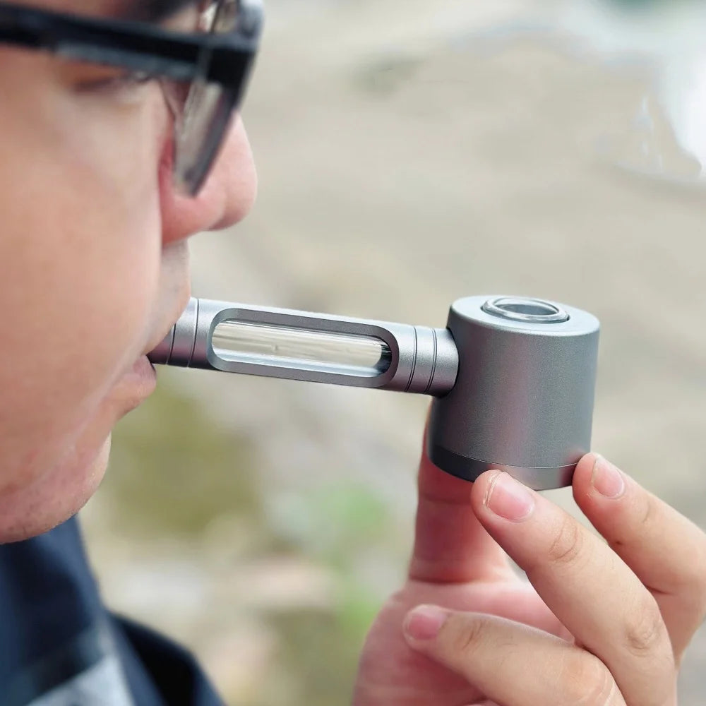 Premium Aluminum Alloy Smoker Water Pipe - Perfect for Herbs, Hookah & Shisha Enthusiasts!