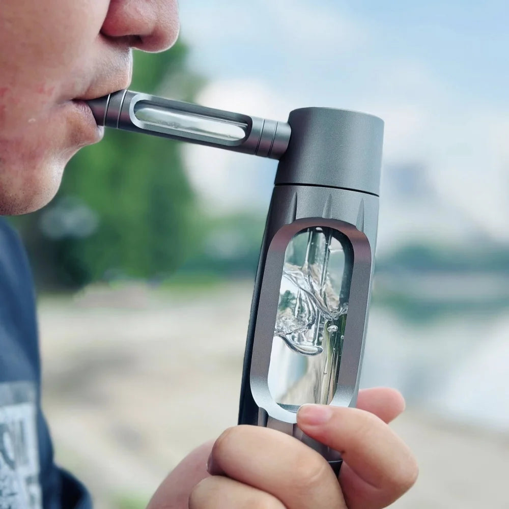 Premium Aluminum Alloy Smoker Water Pipe - Perfect for Herbs, Hookah & Shisha Enthusiasts!