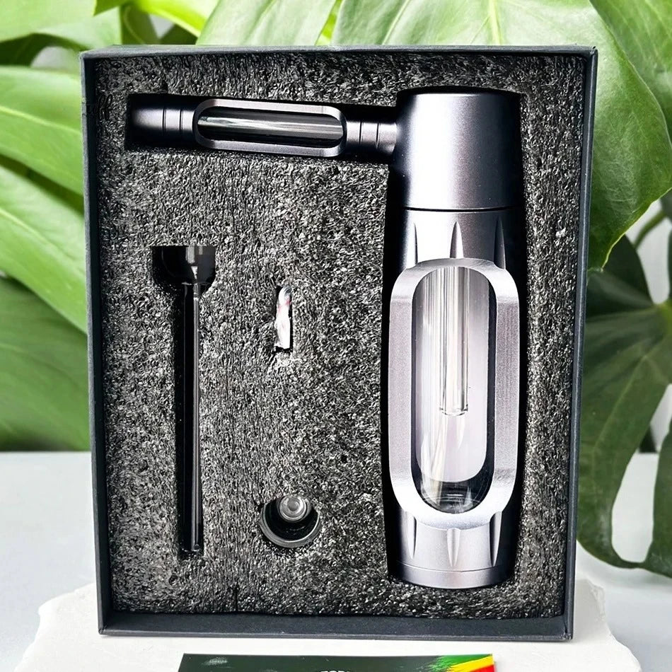 Premium Aluminum Alloy Smoker Water Pipe - Perfect for Herbs, Hookah & Shisha Enthusiasts!