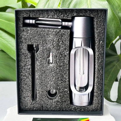 Premium Aluminum Alloy Smoker Water Pipe - Perfect for Herbs, Hookah & Shisha Enthusiasts!